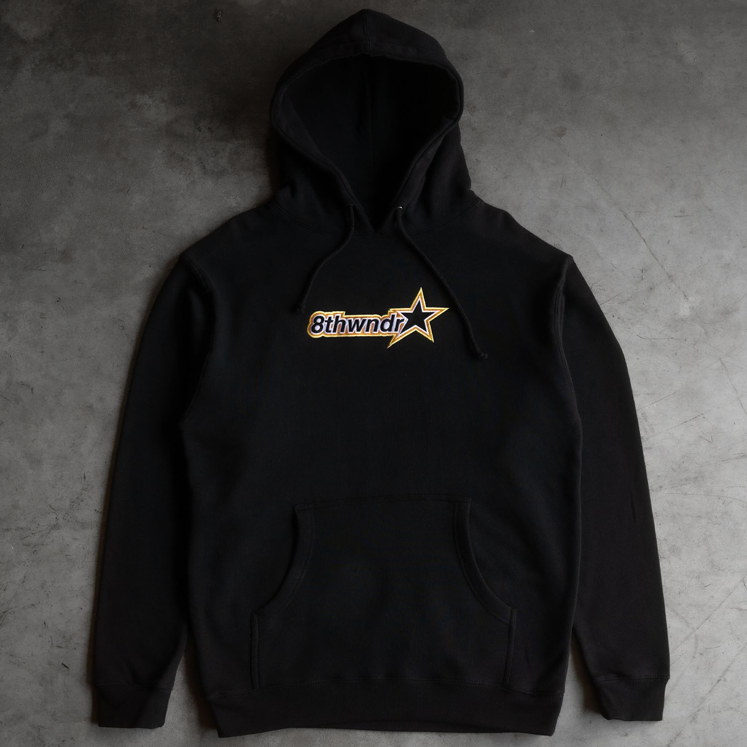 STAR LOGO HOODIE BLACK sold by 8thwndr product image thumbnail 2