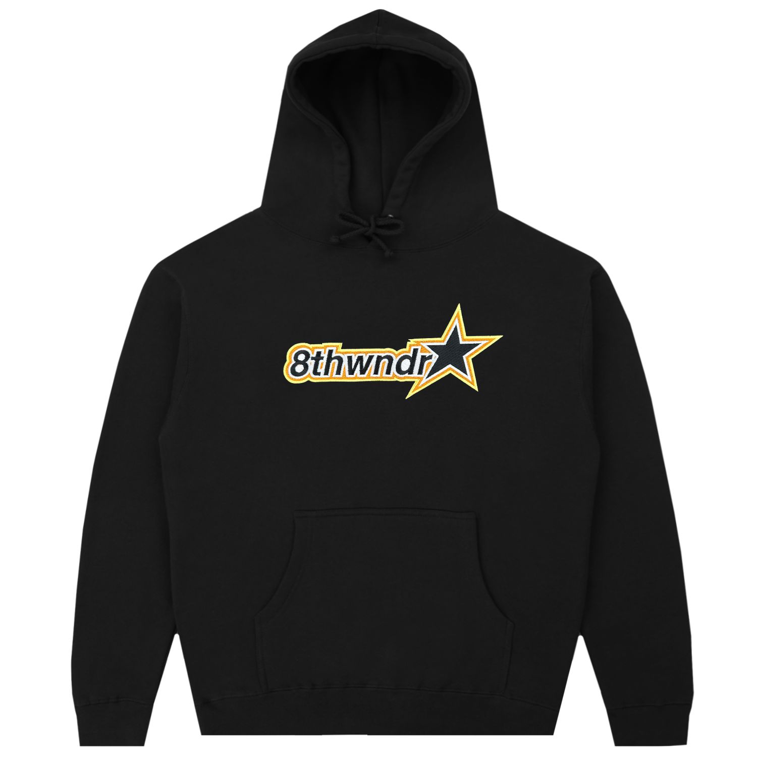 STAR LOGO HOODIE BLACK sold by 8thwndr