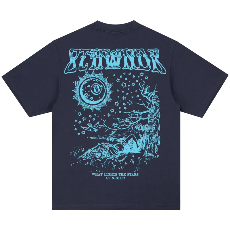 NIGHT STARS TEE NAVY sold by 8thwndr