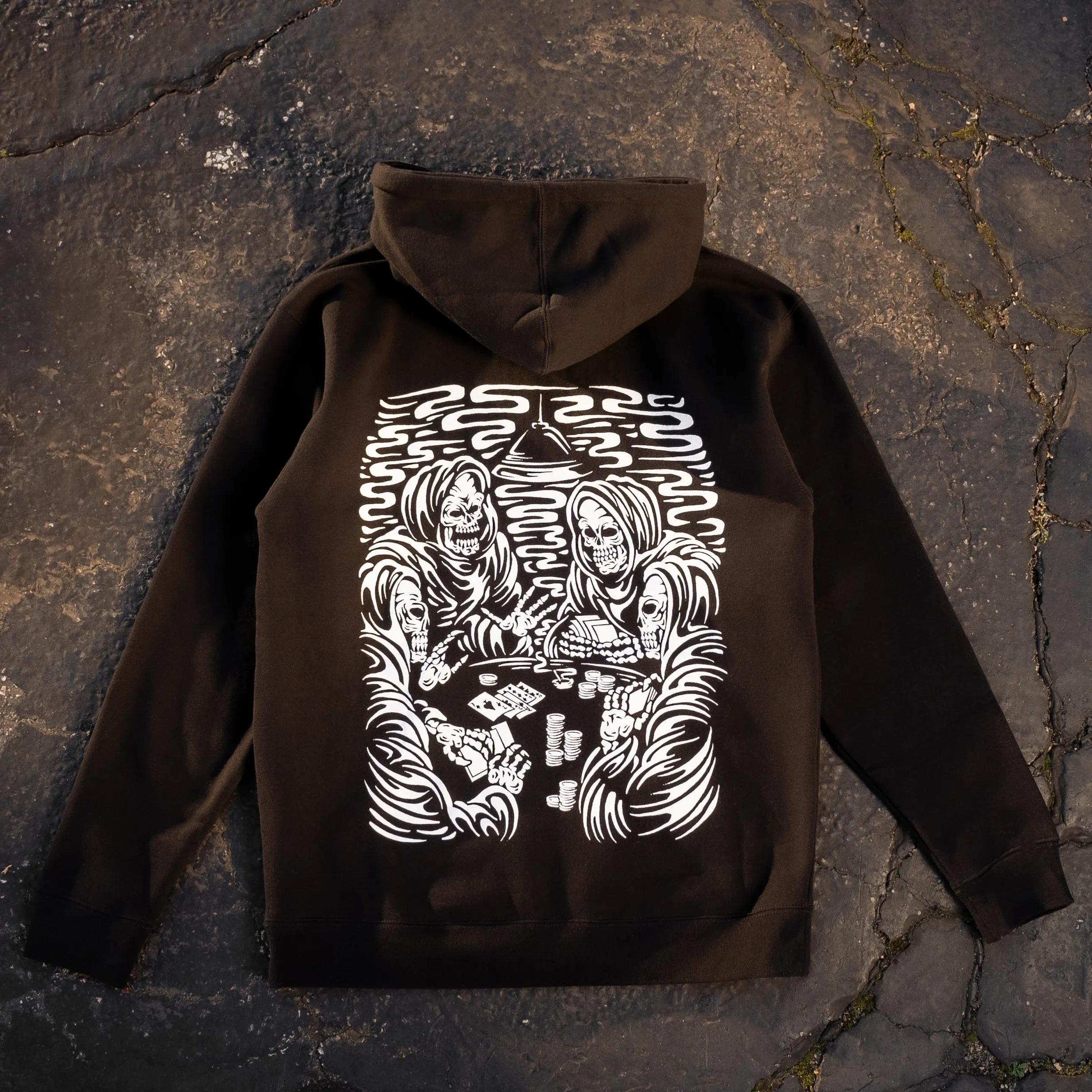 POKER HOODIE BLACK sold by 8thwndr product image thumbnail 3