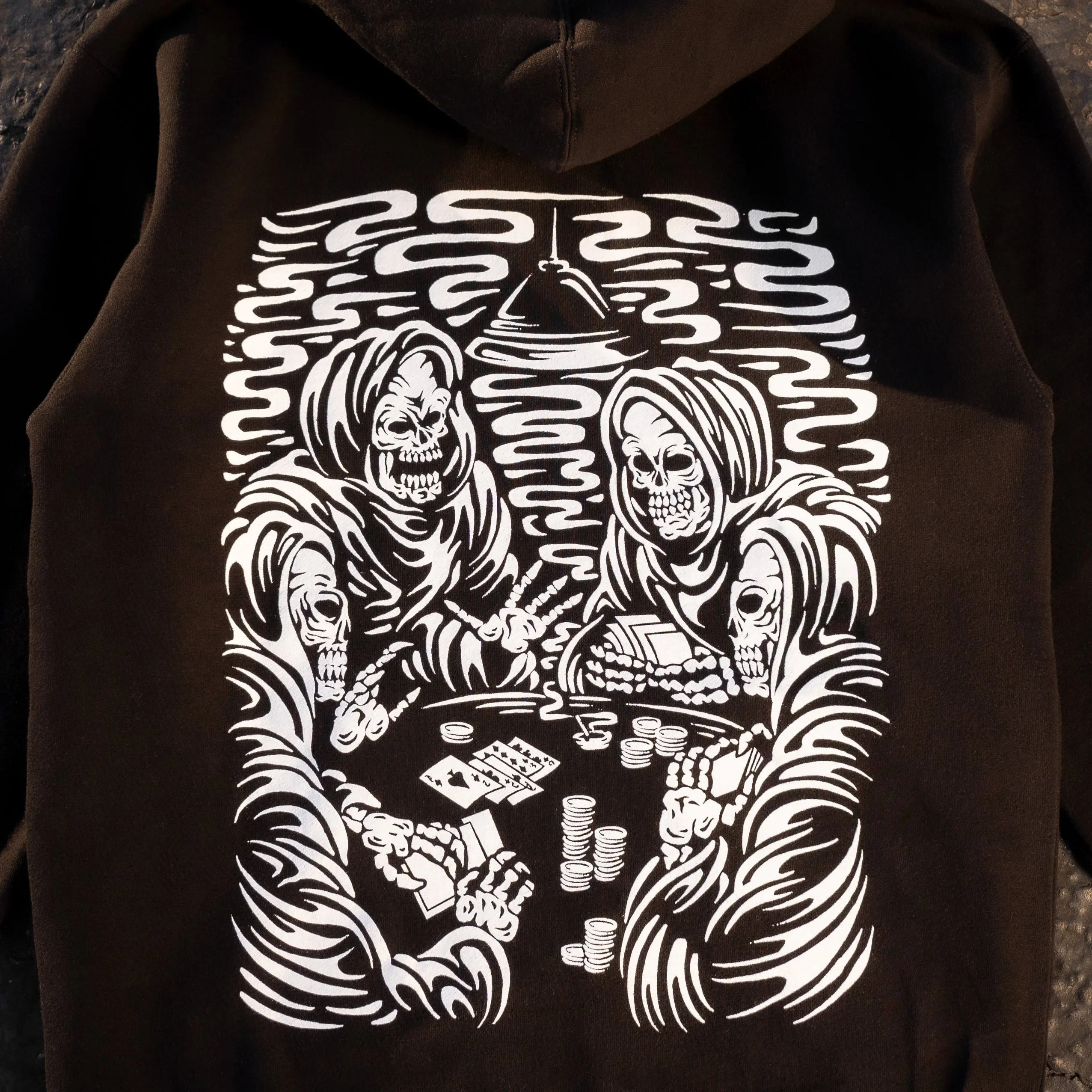 POKER HOODIE BLACK sold by 8thwndr product image thumbnail 5