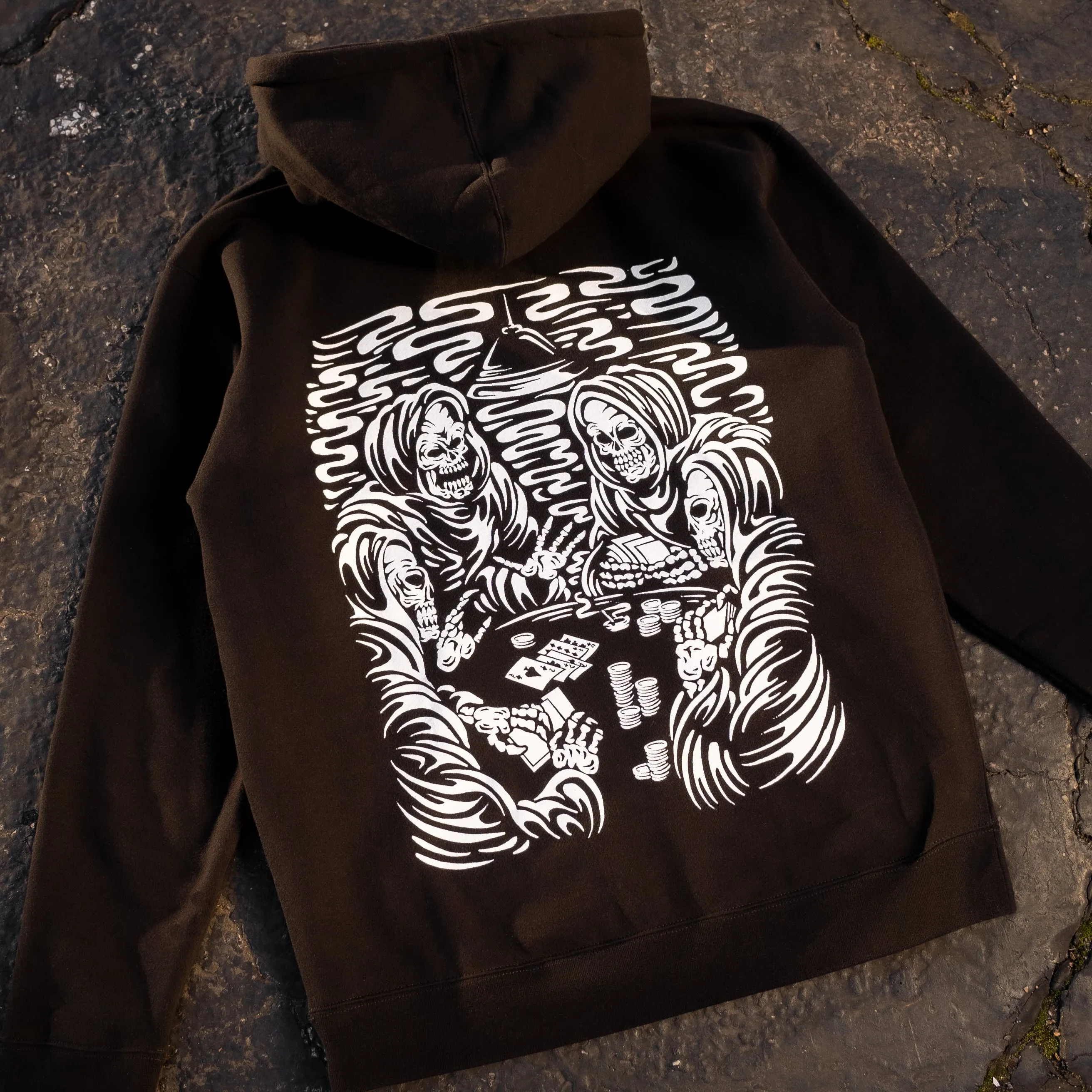 POKER HOODIE BLACK sold by 8thwndr product image thumbnail 4