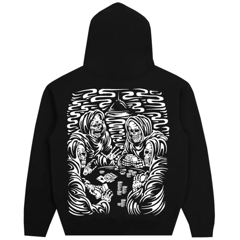 POKER HOODIE BLACK sold by 8thwndr