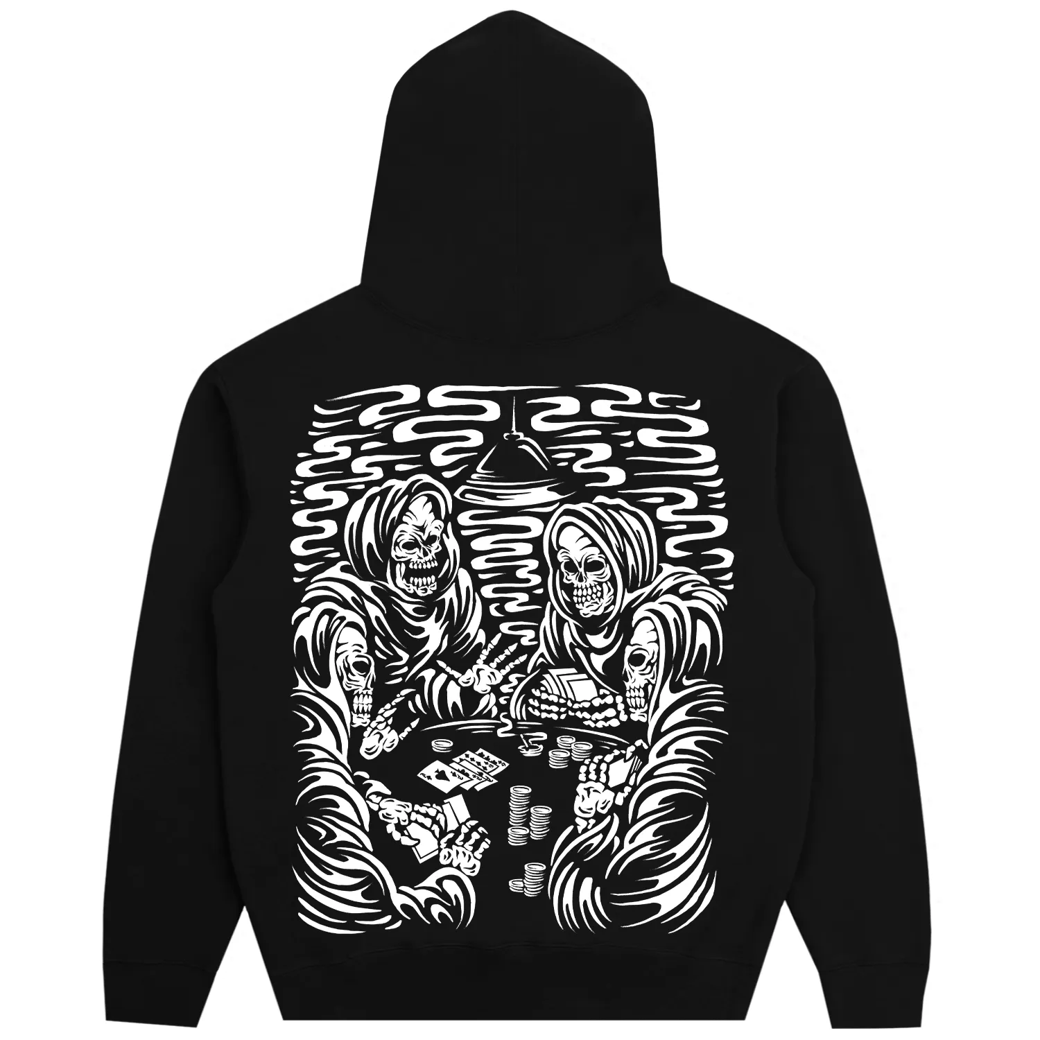 POKER HOODIE BLACK sold by 8thwndr