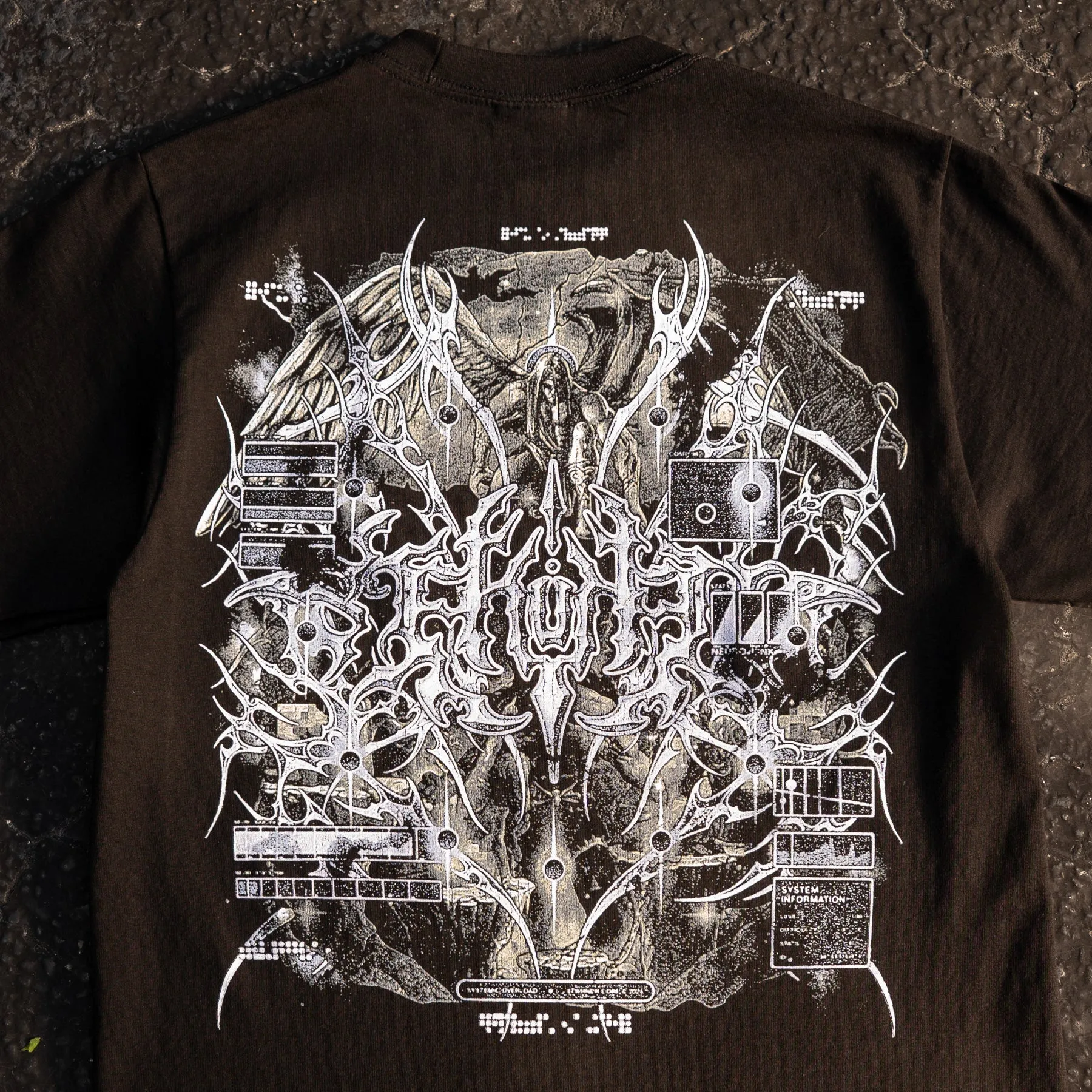 CYBERHEAVEN 5.0 TEE BLACK sold by 8thwndr product image thumbnail 5