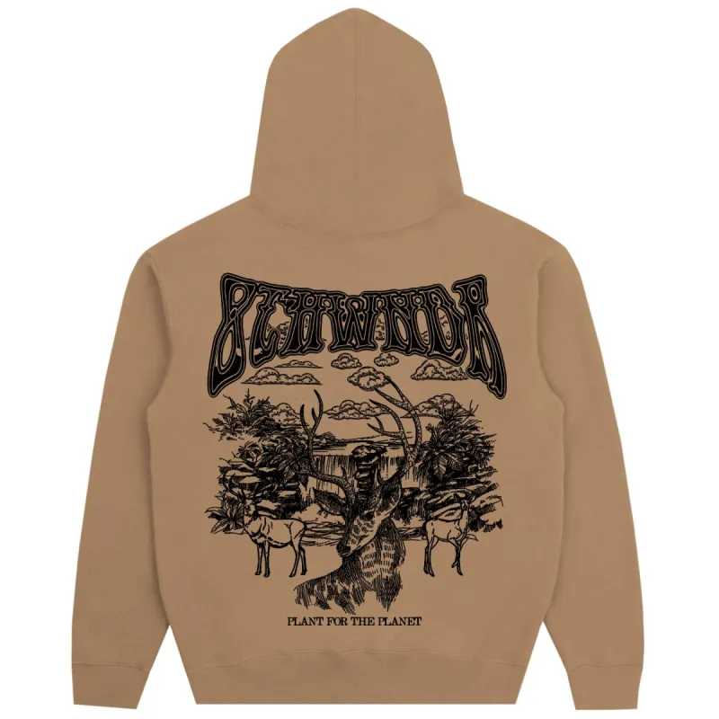 DEER HOODIE SADDLE BROWN sold by 8thwndr