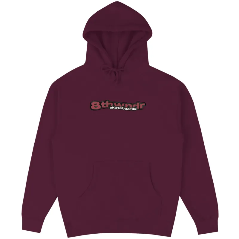 WAVE LOGO HOODIE MAROON sold by 8thwndr