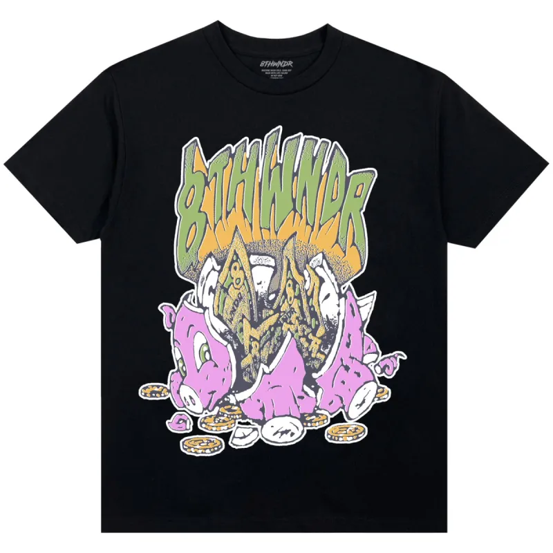 PIGGY BANK TEE BLACK sold by 8thwndr