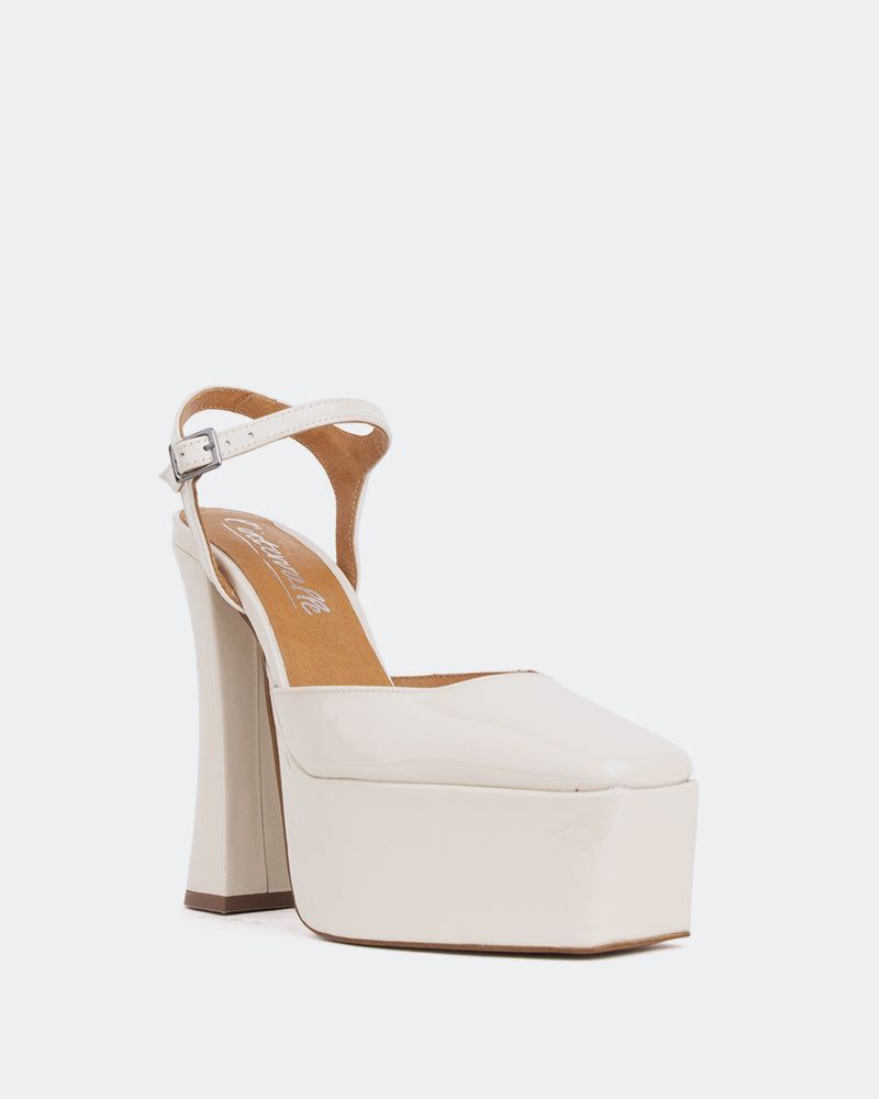 Wang Off White Patent/Ver Blanc Cassé sold by L'Intervalle product image thumbnail 2