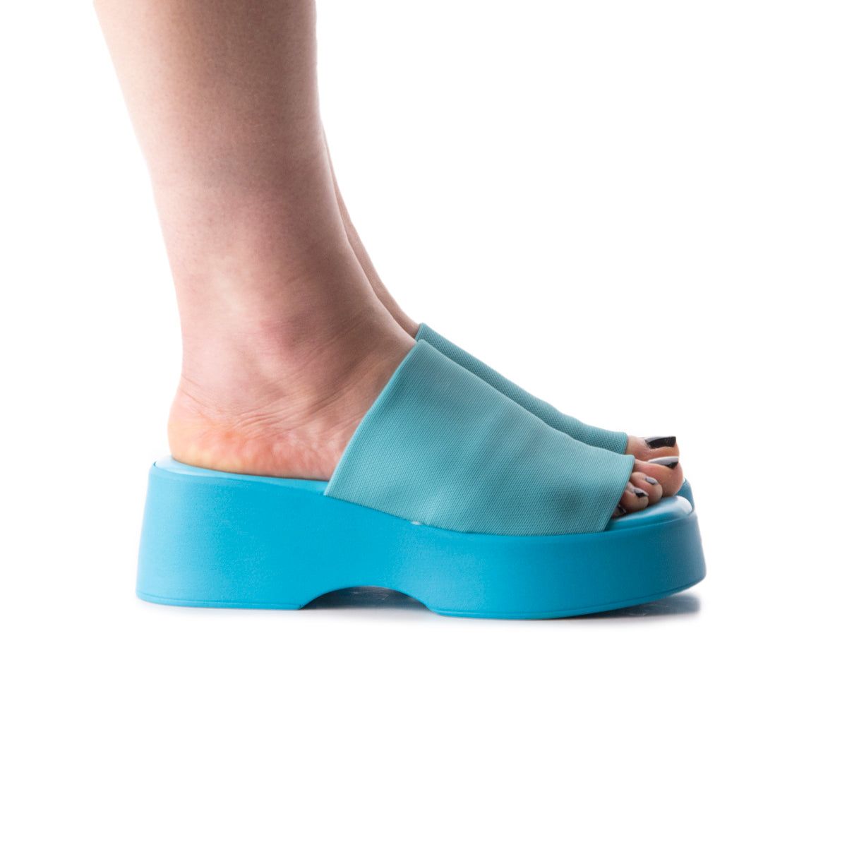 Sunrise Turquoise Lycra sold by L'Intervalle