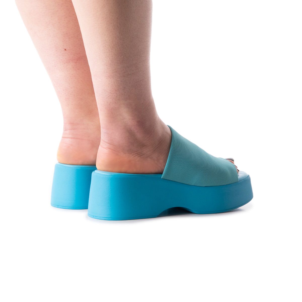 Sunrise Turquoise Lycra sold by L'Intervalle product image thumbnail 3