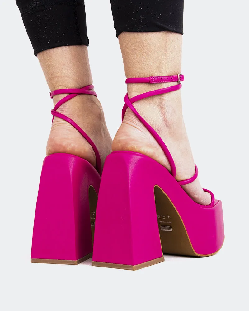 Pasaji Fuchsia Leather sold by L'Intervalle product image thumbnail 3