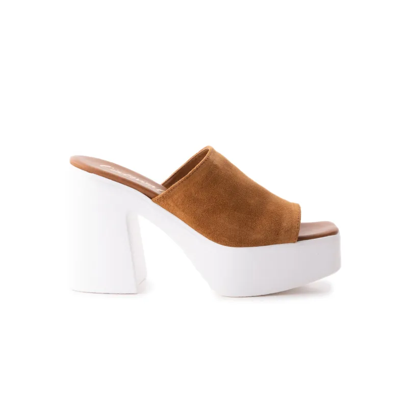 Bassano Cognac Suede sold by L'Intervalle