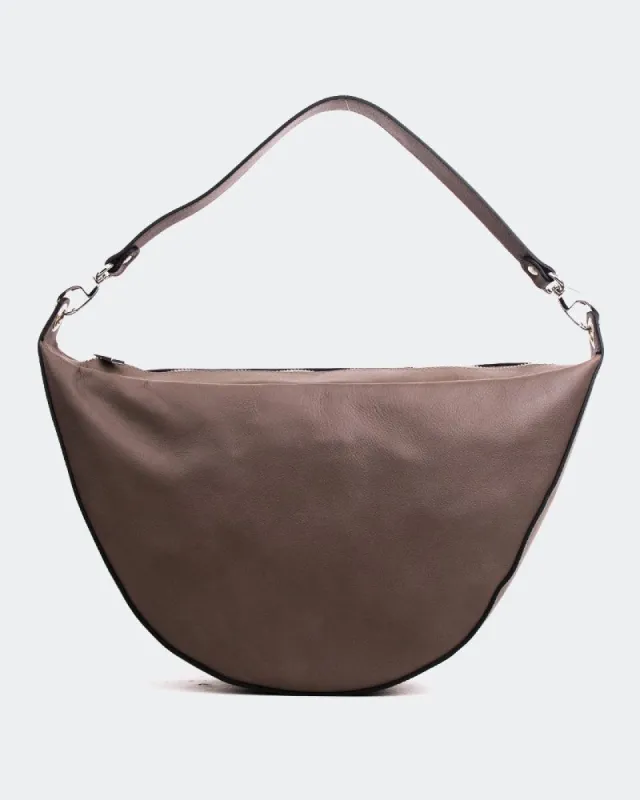 Cyrine Dark Grey Leather sold by L'Intervalle