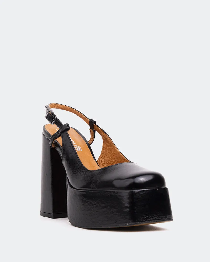 Cave, Black Leather/Cuir Noir sold by L'Intervalle product image thumbnail 2