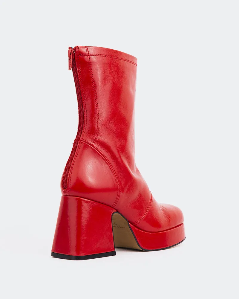 Qoli Red Leather sold by L'Intervalle product image thumbnail 3