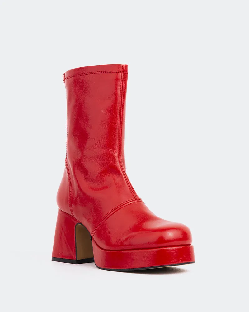 Qoli Red Leather sold by L'Intervalle product image thumbnail 2