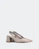 Dalida Grey Leather sold by L'Intervalle