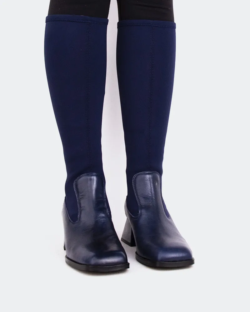 Bayeux Navy Knit Stretch sold by L'Intervalle product image thumbnail 2