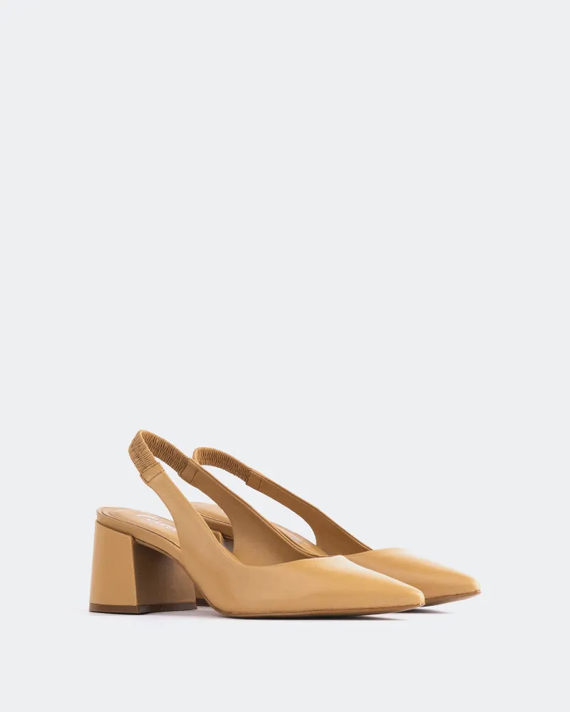 Dalida Camel Leather sold by L'Intervalle