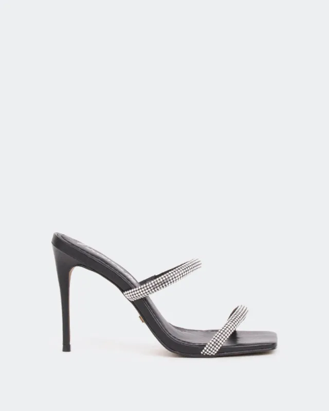 Tinsley, Black Leather/Cuir Noir sold by L'Intervalle