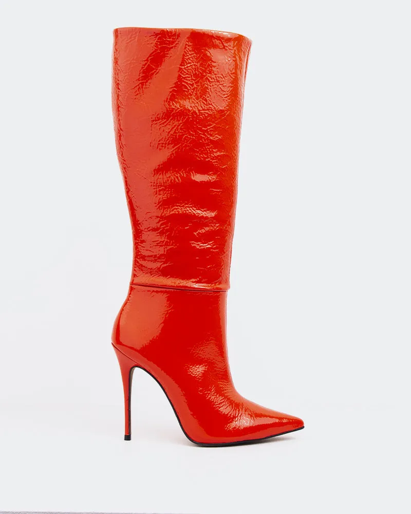 Dalila Red Patent sold by L'Intervalle