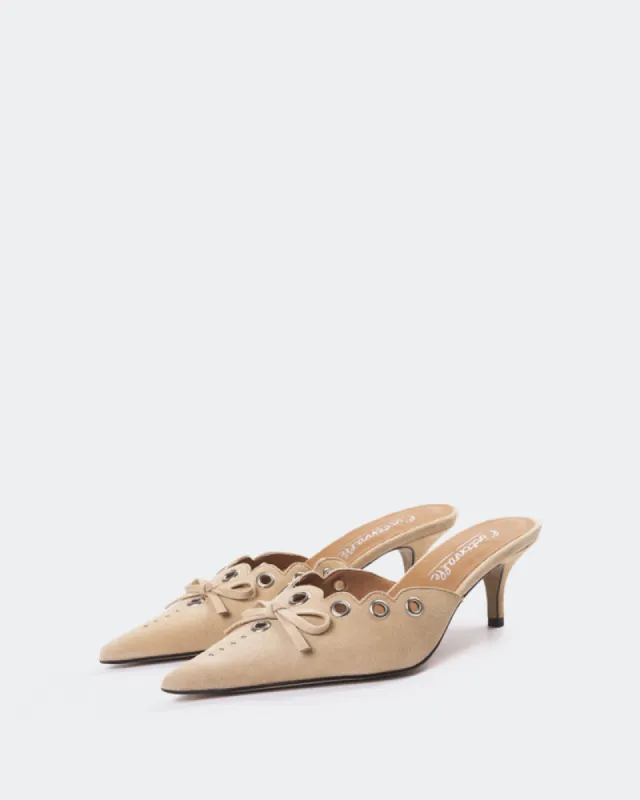 Melba Nude Suede sold by L'Intervalle