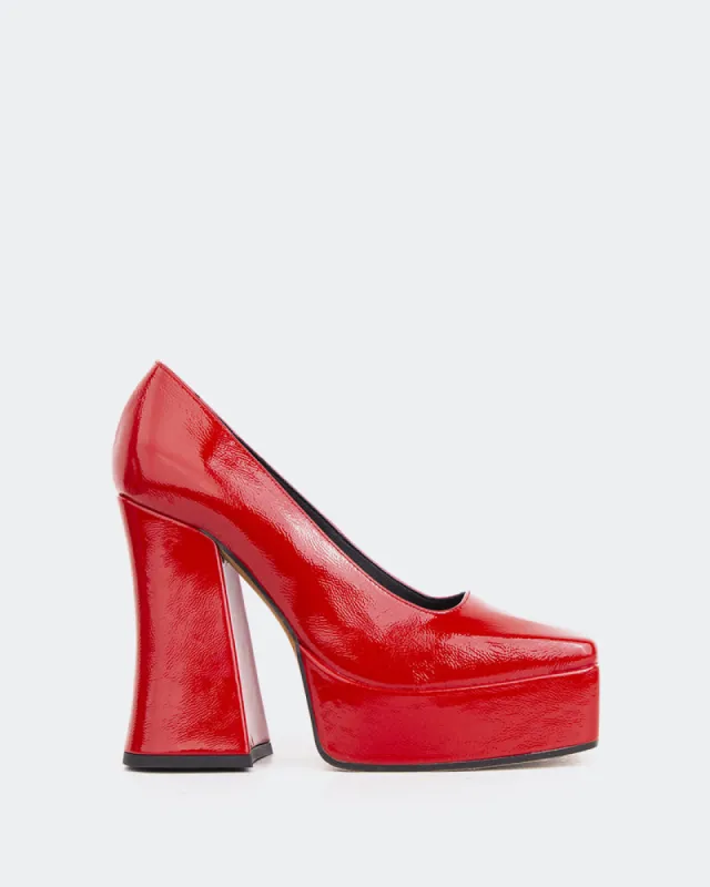 Mestel Red Naplack sold by L'Intervalle