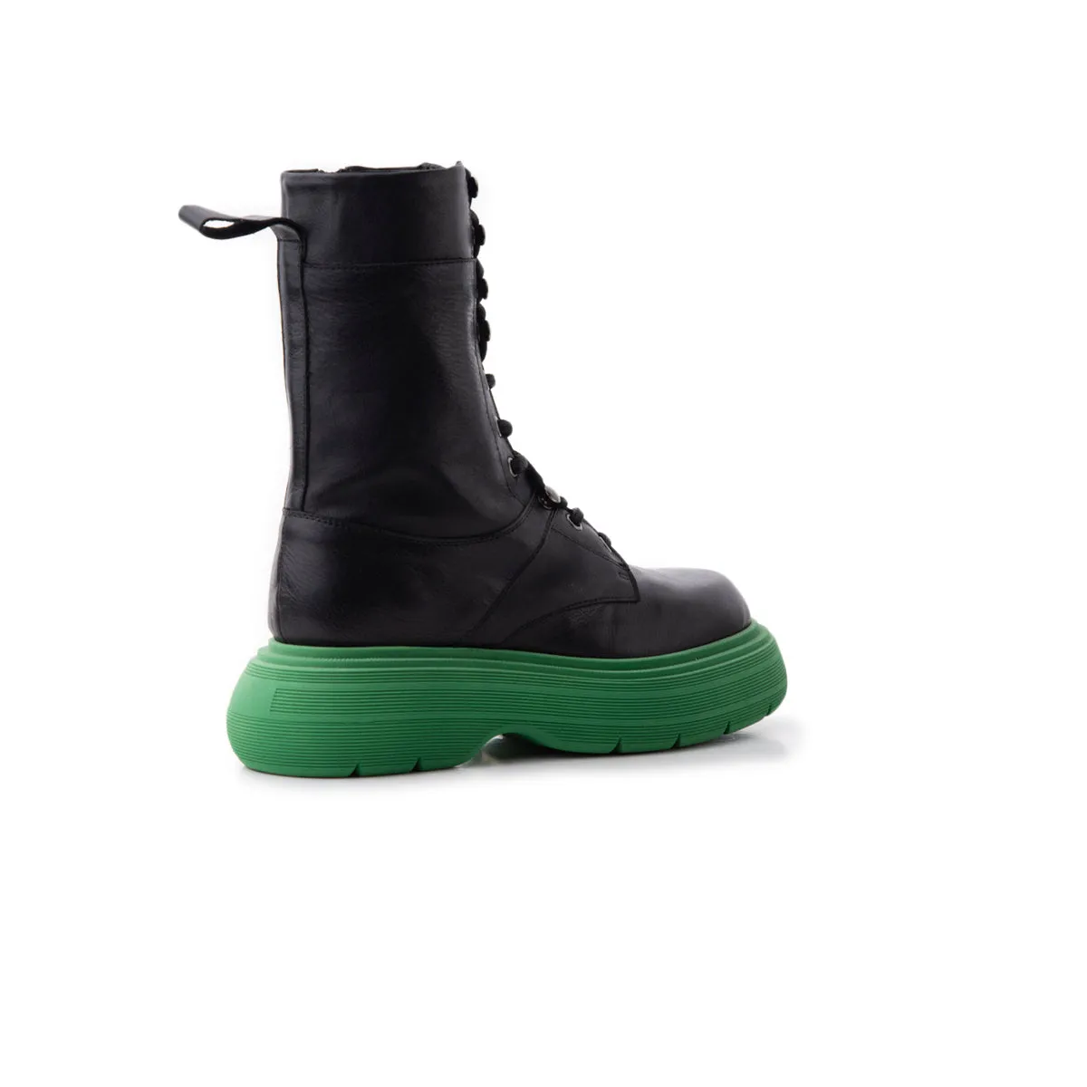 Armstrong Black Leather/Green Sole sold by L'Intervalle product image thumbnail 3