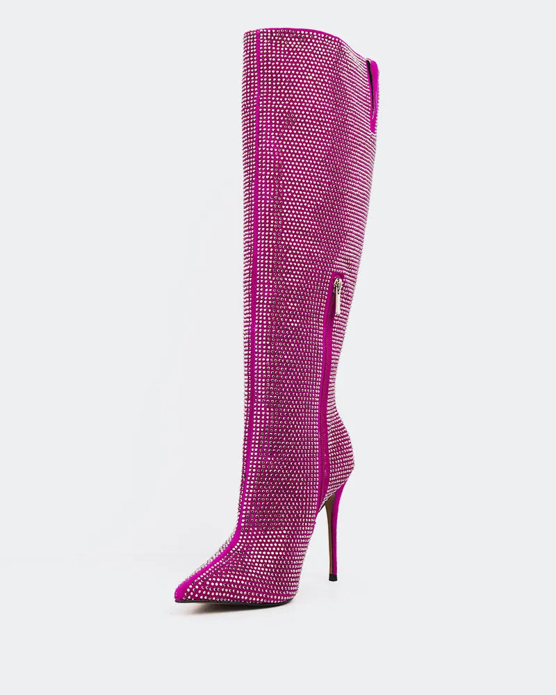 Basma Fuschia Suede sold by L'Intervalle product image thumbnail 4