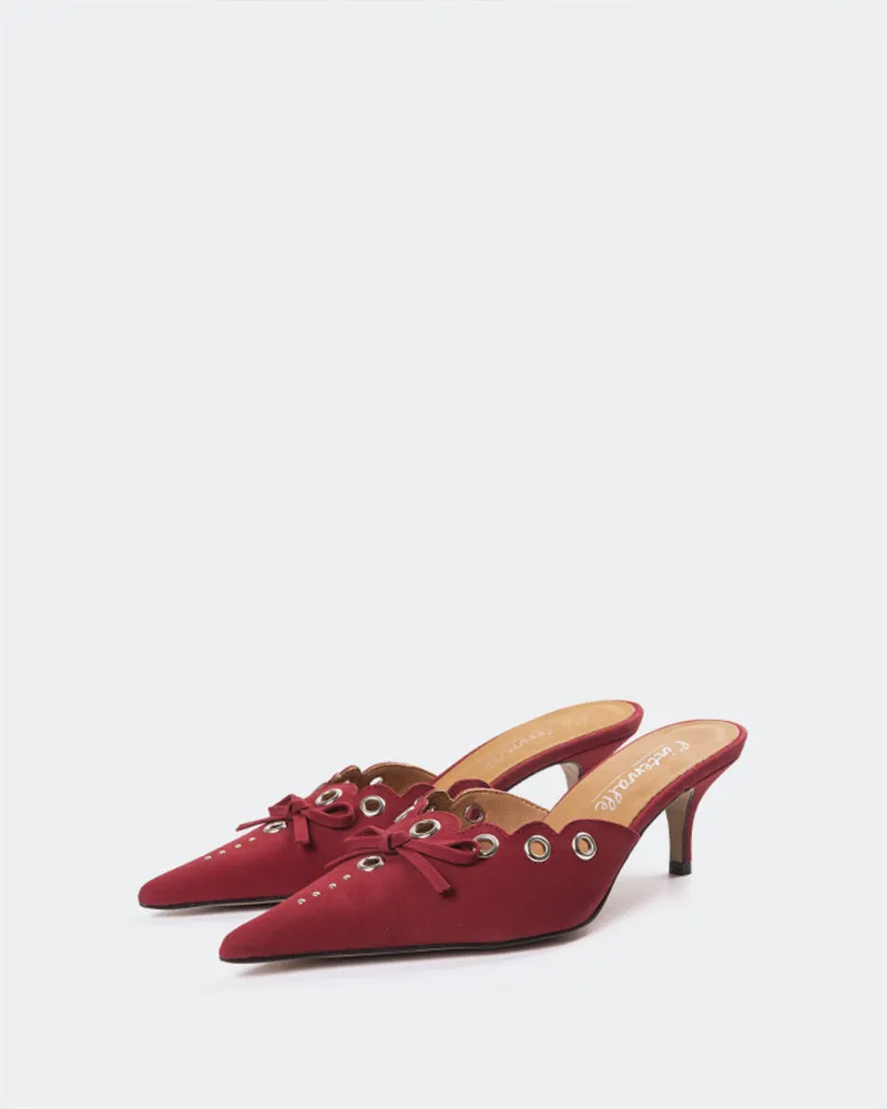 Melba Red Suede sold by L'Intervalle product image thumbnail 3