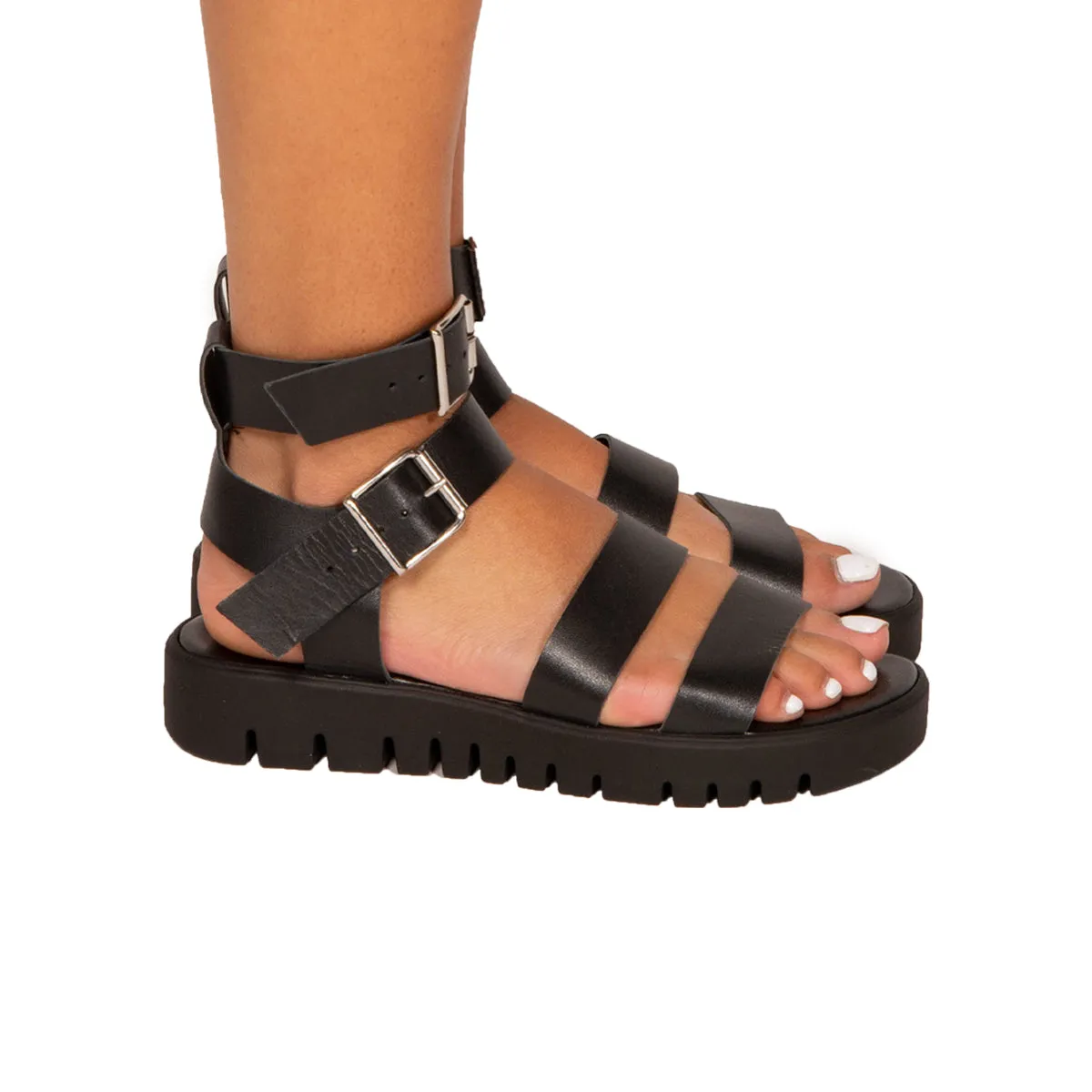 Bethel Black Leather sold by L'Intervalle