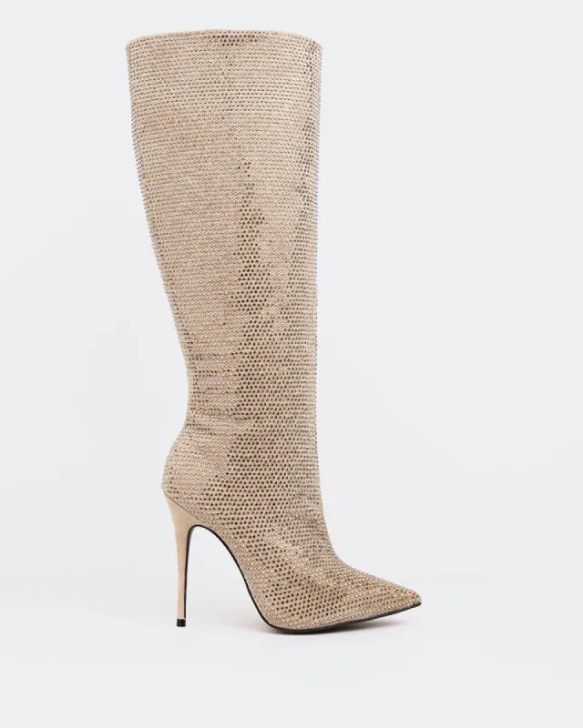 Basma Beige Suede sold by L'Intervalle
