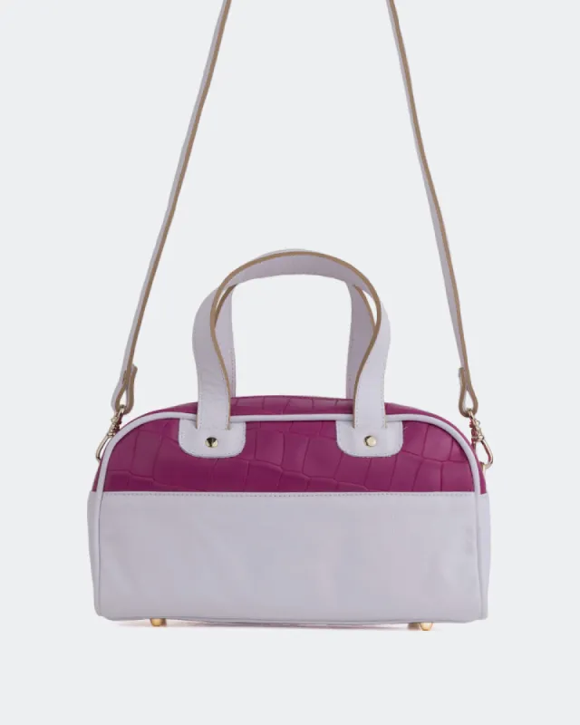 Cruise Fuschia Croco sold by L'Intervalle