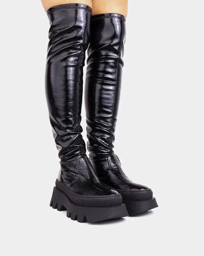 Moncton Black Naplack Stretch sold by L'Intervalle product image thumbnail 2