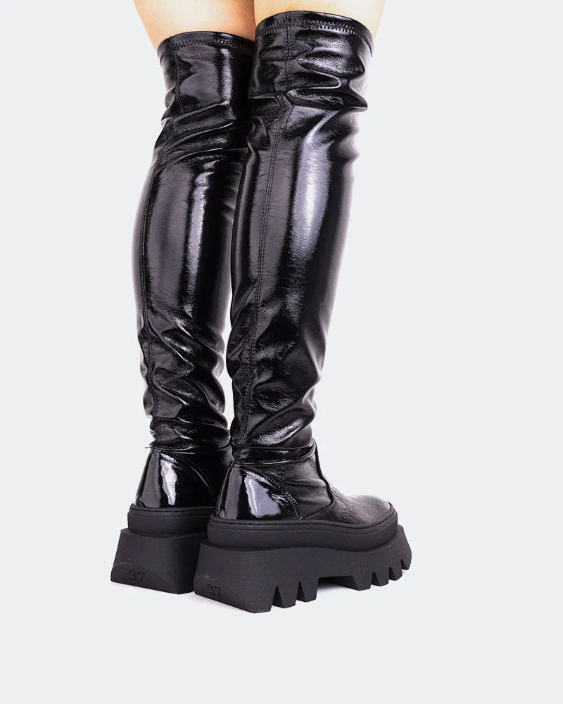 Moncton Black Naplack Stretch sold by L'Intervalle product image thumbnail 3