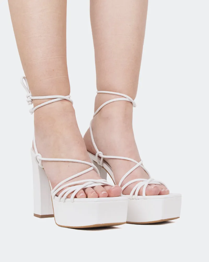 Antigua, White Leather/Cuir Blanc sold by L'Intervalle product image thumbnail 2