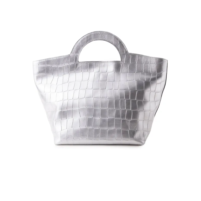 Nita Silver Croco sold by L'Intervalle