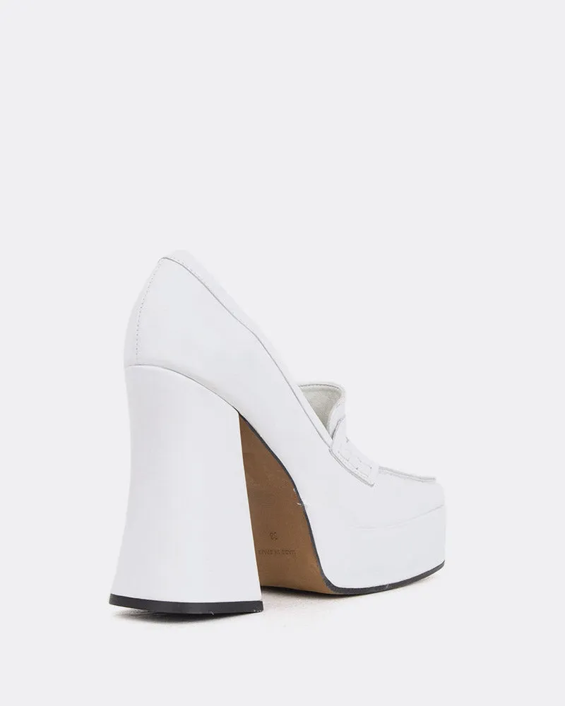 Mestina White Leather sold by L'Intervalle product image thumbnail 3