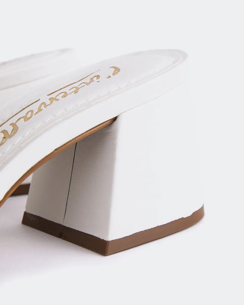 Clarabelle White Leather sold by L'Intervalle product image thumbnail 5