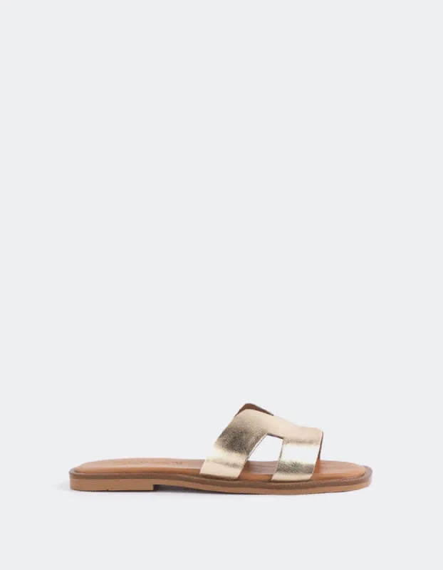 Valmy Gold Leather sold by L'Intervalle