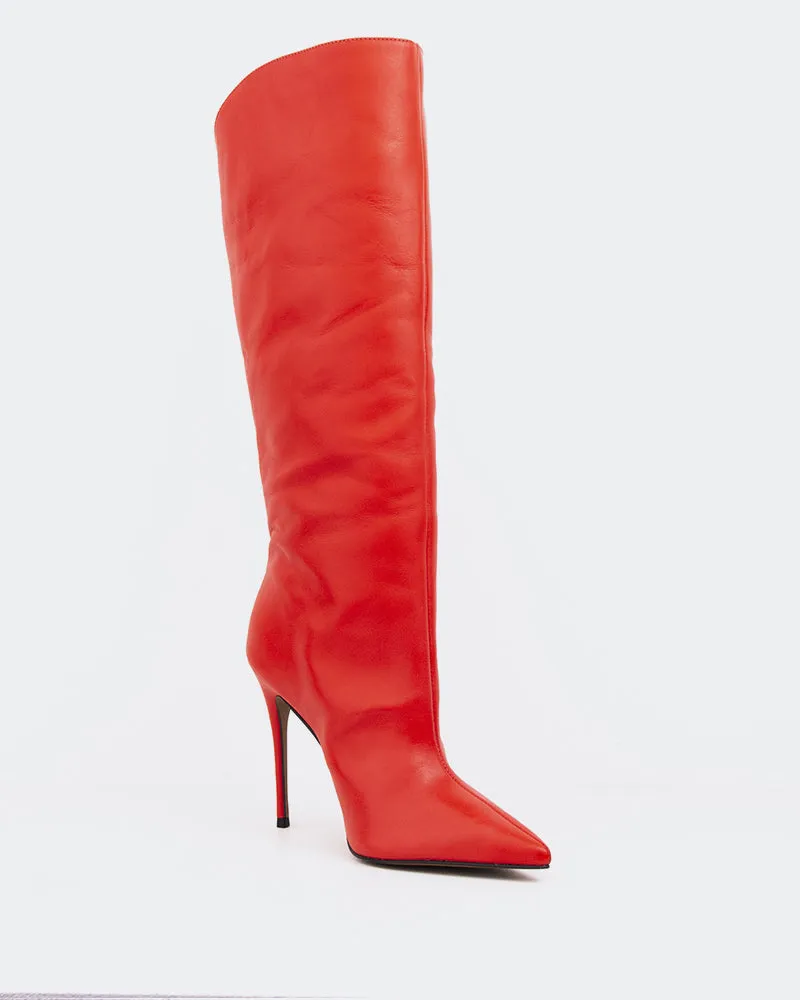 Amina Red Leather sold by L'Intervalle product image thumbnail 2