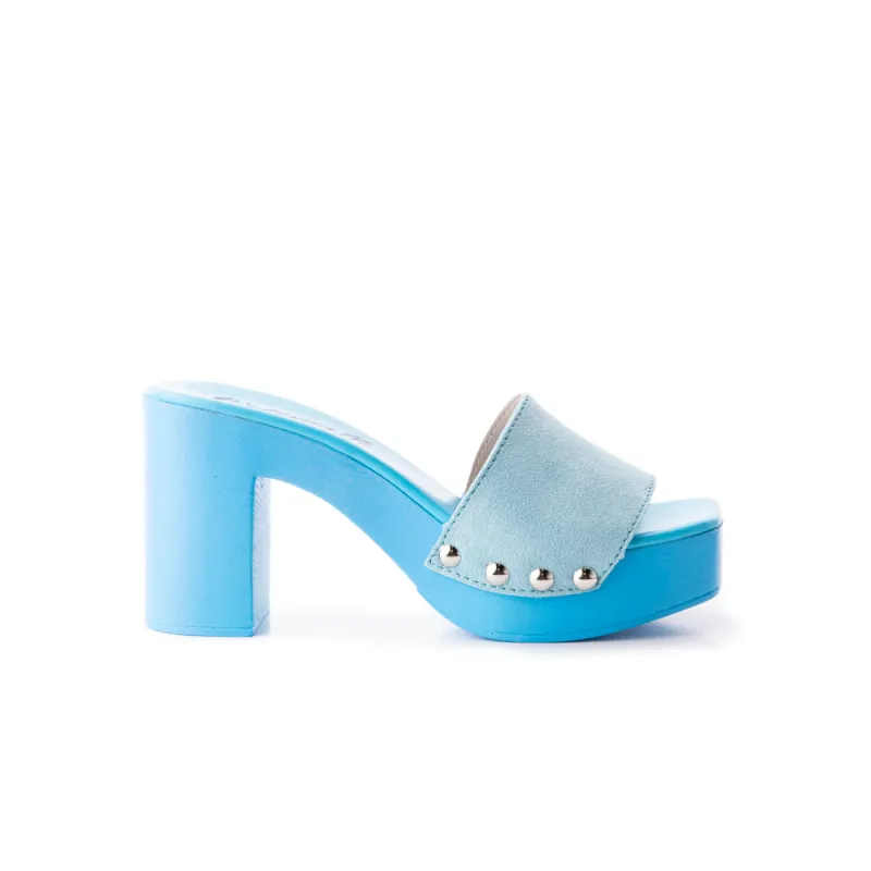 Fragolina Blue Suede sold by L'Intervalle