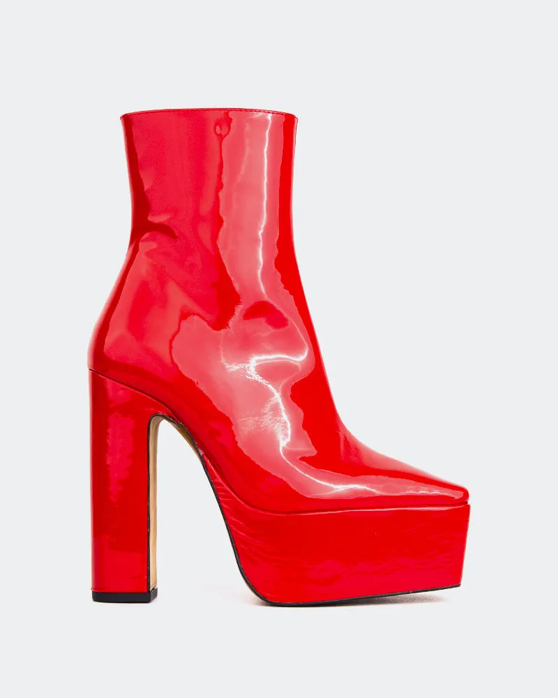 Sparrow Red patent sold by L'Intervalle