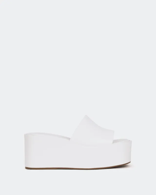 Cathedral, White Leather/Cuir Blanc sold by L'Intervalle