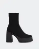 Voltera Black Suede Stretch sold by L'Intervalle