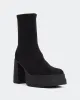 Voltera Black Suede Stretch sold by L'Intervalle