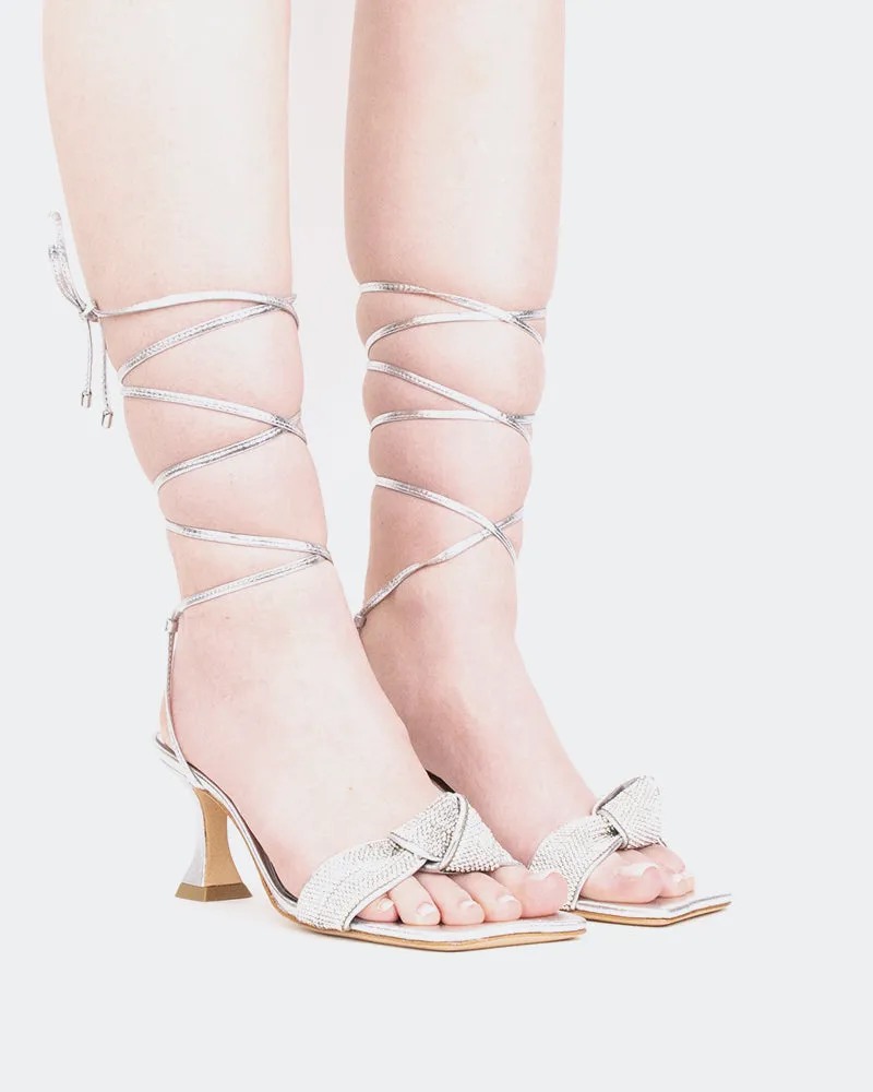 Elkano, Silver Leather/Cuir Argenté sold by L'Intervalle product image thumbnail 2