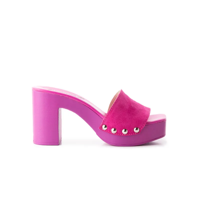 Fragolina Fuschia Suede sold by L'Intervalle