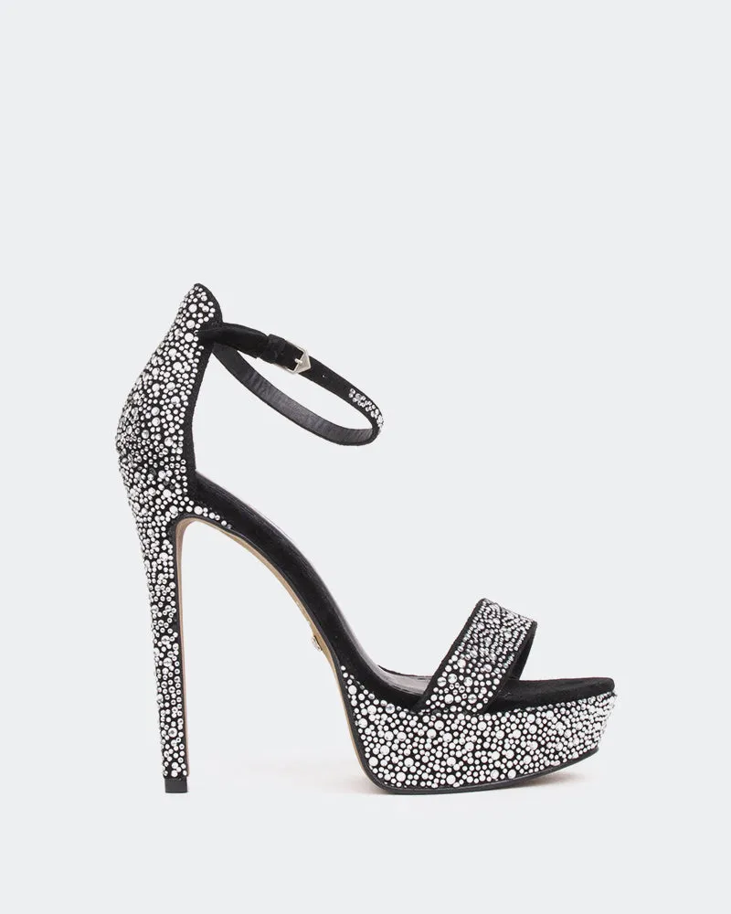 Rinna, Black Suede/Suède Noir sold by L'Intervalle